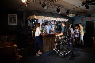 APAC - Wheelchair user at a bar